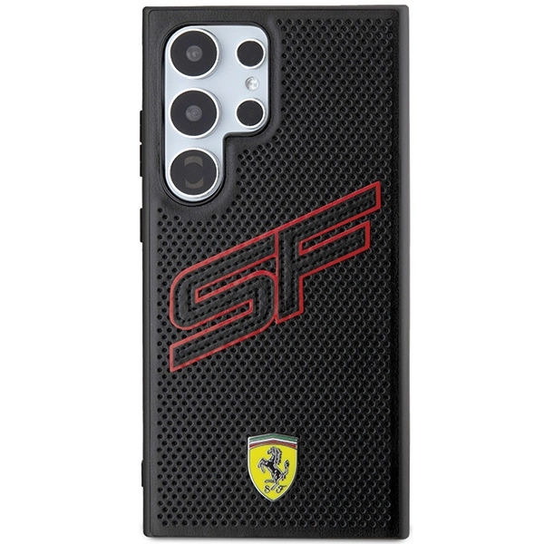 Ferrari Big SF Perforated case for Samsung Galaxy S24 Ultra - blackeng