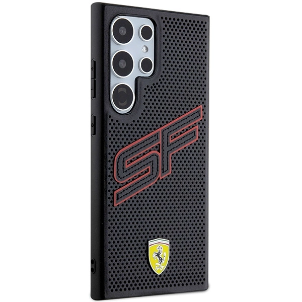 Ferrari Big SF Perforated case for Samsung Galaxy S24 Ultra - blackeng