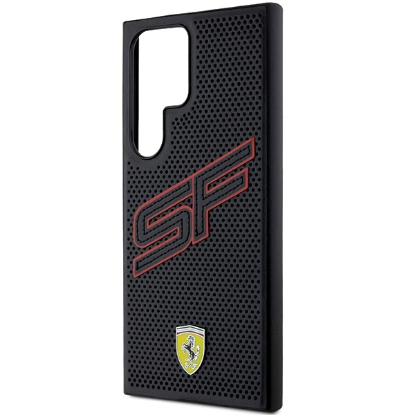 Ferrari Big SF Perforated case for Samsung Galaxy S24 Ultra - blackeng