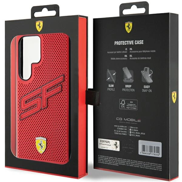Ferrari Big SF Perforated case for Samsung Galaxy S24 Ultra - redeng