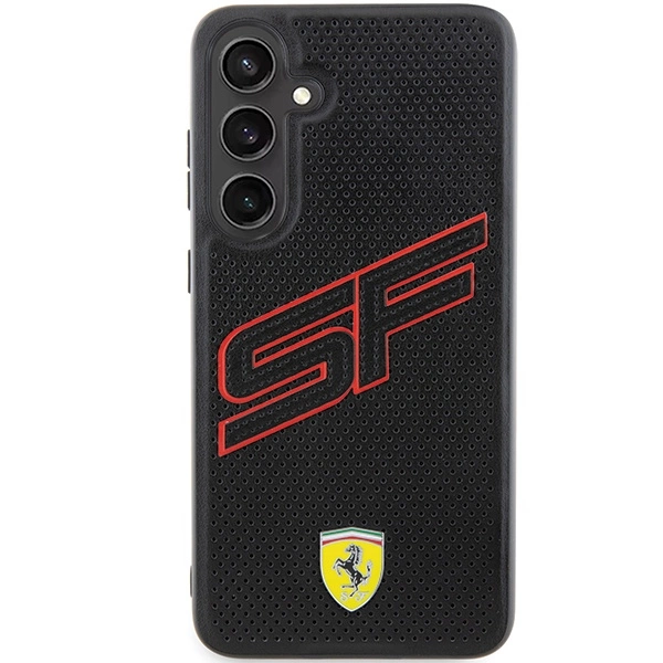 Ferrari Big SF Perforated case for Samsung Galaxy S24+ - blackeng