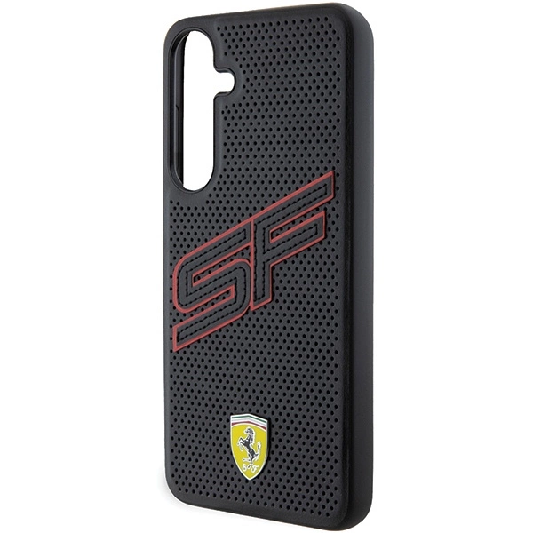 Ferrari Big SF Perforated case for Samsung Galaxy S24+ - blackeng