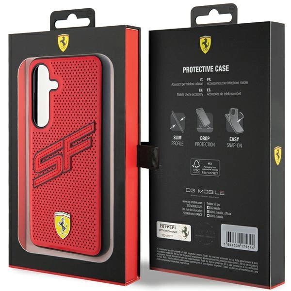 Ferrari Big SF Perforated case for Samsung Galaxy S24+ - redeng