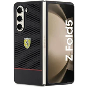 Ferrari Perforated Line case for Samsung Galaxy Z Fold 5 - blackeng