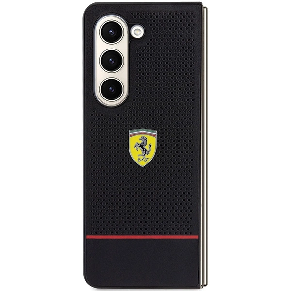 Ferrari Perforated Line case for Samsung Galaxy Z Fold 5 - blackeng