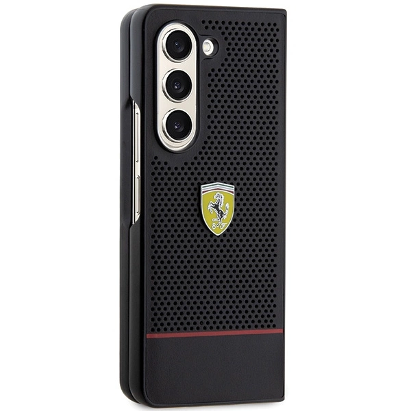 Ferrari Perforated Line case for Samsung Galaxy Z Fold 5 - blackeng