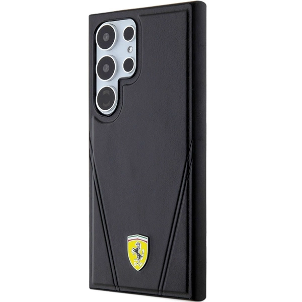 Ferrari Hot Stamp V Lines MagSafe case for Samsung Galaxy S24 Ultra - blackeng