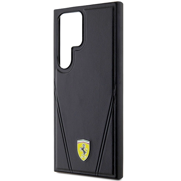 Ferrari Hot Stamp V Lines MagSafe case for Samsung Galaxy S24 Ultra - blackeng