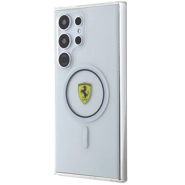 Ferrari IML Transp Inner Circle Line MagSafe case for Samsung Galaxy S24 Ultra - blackeng