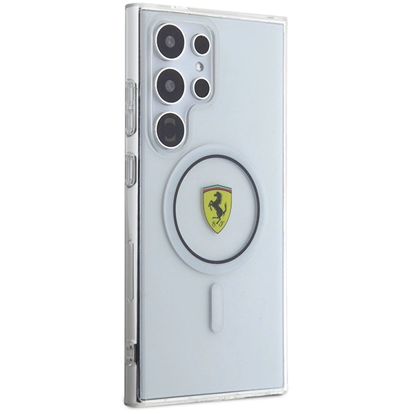 Ferrari IML Transp Inner Circle Line MagSafe case for Samsung Galaxy S24 Ultra - blackeng