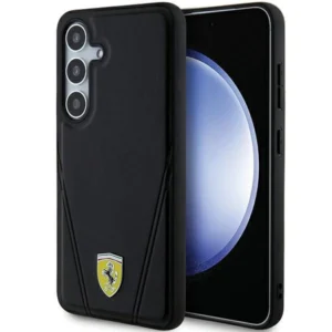 Ferrari Hot Stamp V Lines MagSafe case for Samsung Galaxy S24+ - blackeng