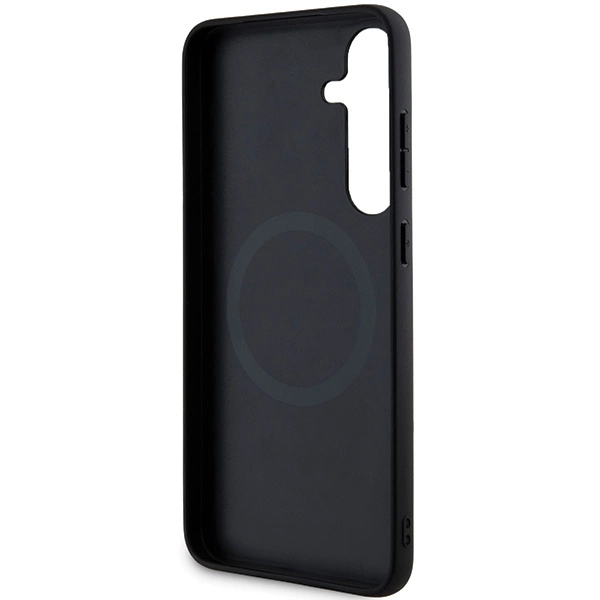 Ferrari Hot Stamp V Lines MagSafe case for Samsung Galaxy S24+ - blackeng