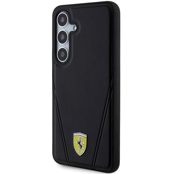 Ferrari Hot Stamp V Lines MagSafe case for Samsung Galaxy S24 - blackeng