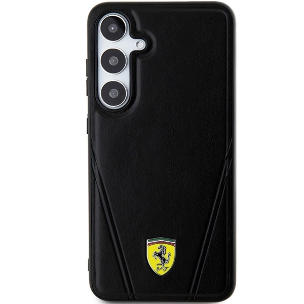 Ferrari Hot Stamp V Lines MagSafe case for Samsung Galaxy S24 - blackeng