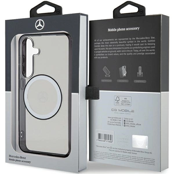 Mercedes Printed Logo MagSafe case for Samsung Galaxy S24 - transparenteng