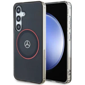 Mercedes Double Layer W Red MagSafe case for Samsung Galaxy S24 - blackeng