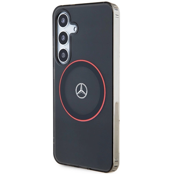 Mercedes Double Layer W Red MagSafe case for Samsung Galaxy S24 - blackeng