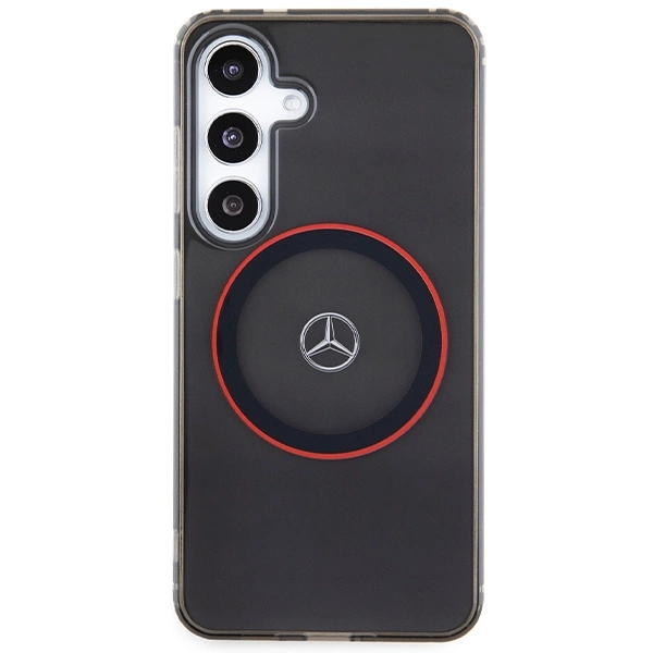 Mercedes Double Layer W Red MagSafe case for Samsung Galaxy S24 - blackeng