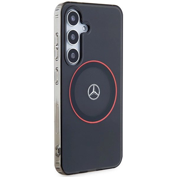 Mercedes Double Layer W Red MagSafe case for Samsung Galaxy S24 - blackeng