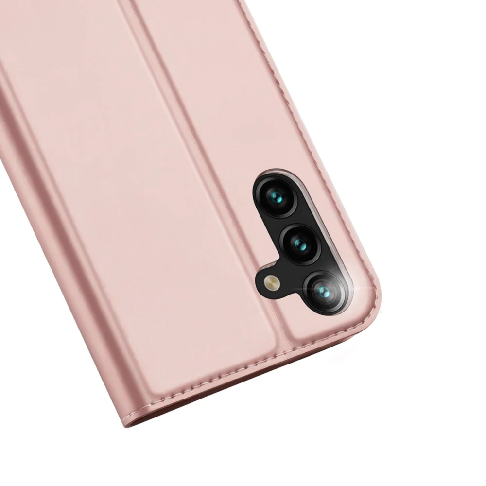 [RETURNED ITEM] Dux Ducis Skin Pro Case for Samsung Galaxy A14 4G / 5G Flip Cover Card Wallet Stand Pinkeng