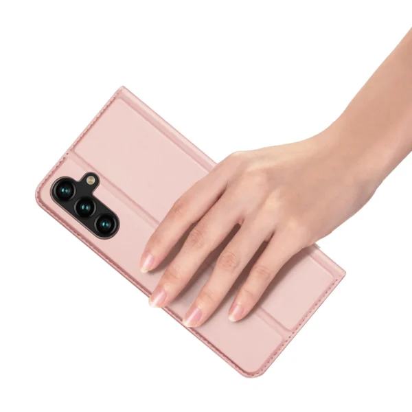 [RETURNED ITEM] Dux Ducis Skin Pro Case for Samsung Galaxy A14 4G / 5G Flip Cover Card Wallet Stand Pinkeng