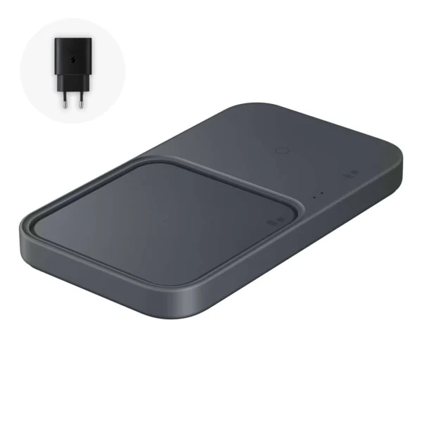 Samsung Duo EP-P5400TBEGEU 15W inductive charger with mains charger and power cable - blackeng
