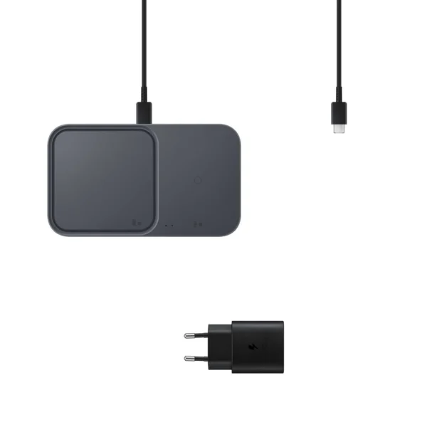 Samsung Duo EP-P5400TBEGEU 15W inductive charger with mains charger and power cable - blackeng