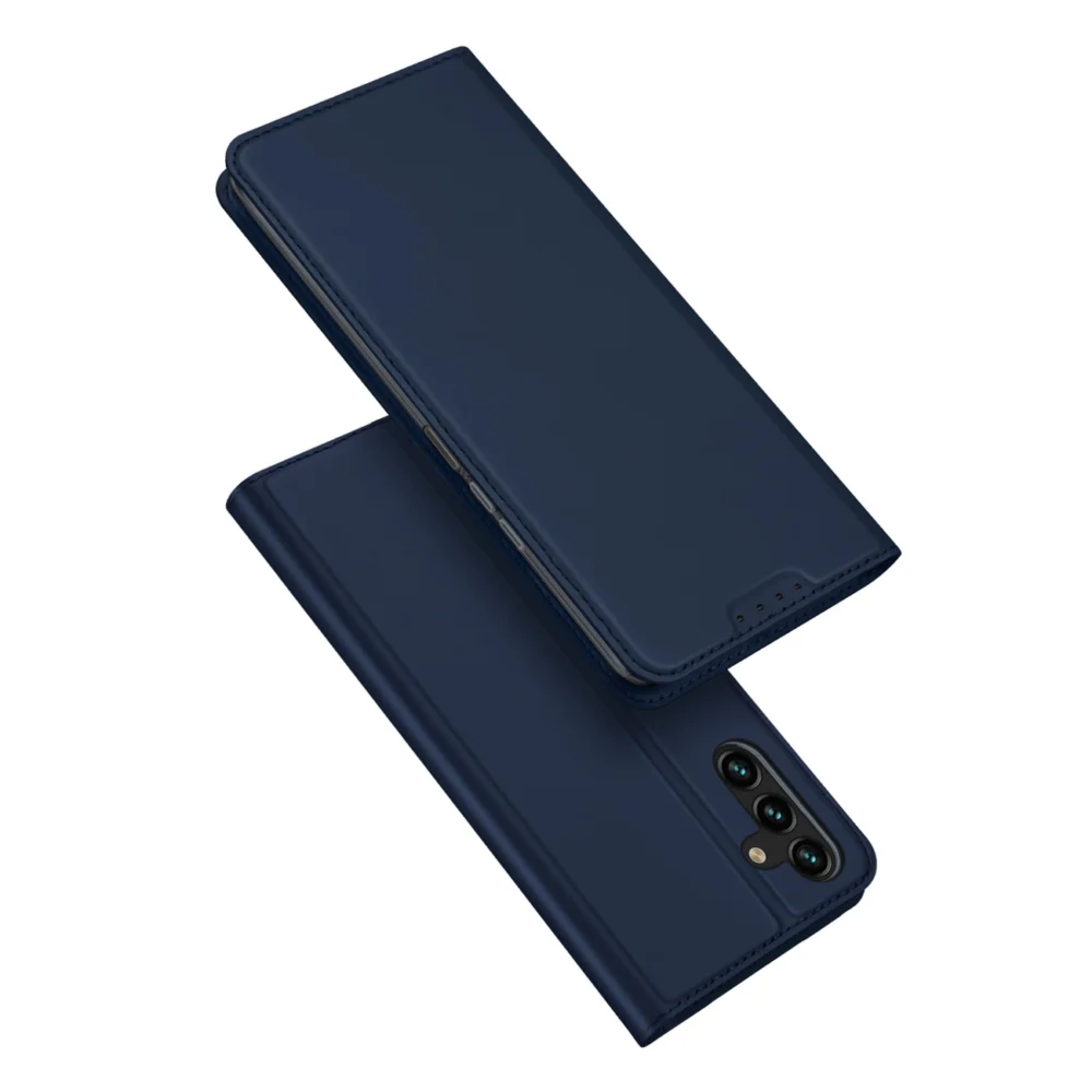 [RETURNED ITEM] Dux Ducis Skin Pro Case for Samsung Galaxy A14 4G / 5G Cover with Flip Card Wallet Stand Blueeng