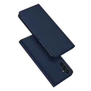 [RETURNED ITEM] Dux Ducis Skin Pro Case for Samsung Galaxy A14 4G / 5G Cover with Flip Card Wallet Stand Blueeng