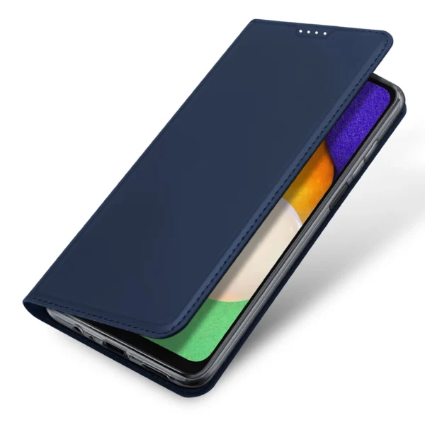 [RETURNED ITEM] Dux Ducis Skin Pro Case for Samsung Galaxy A14 4G / 5G Cover with Flip Card Wallet Stand Blueeng
