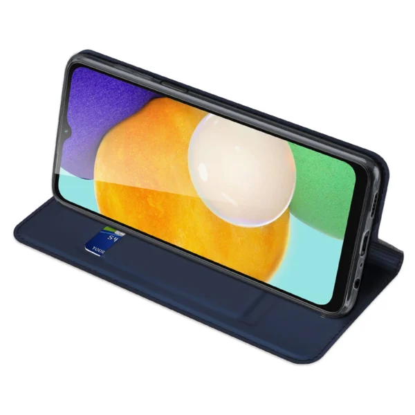 [RETURNED ITEM] Dux Ducis Skin Pro Case for Samsung Galaxy A14 4G / 5G Cover with Flip Card Wallet Stand Blueeng