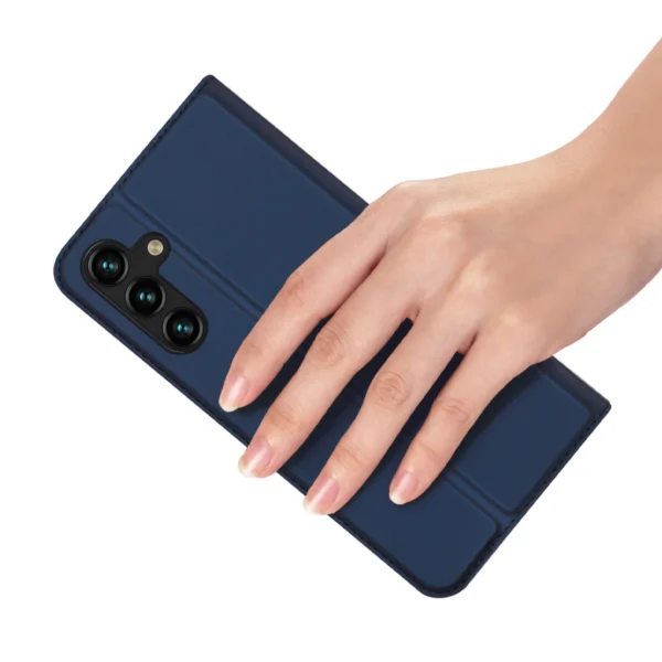 [RETURNED ITEM] Dux Ducis Skin Pro Case for Samsung Galaxy A14 4G / 5G Cover with Flip Card Wallet Stand Blueeng