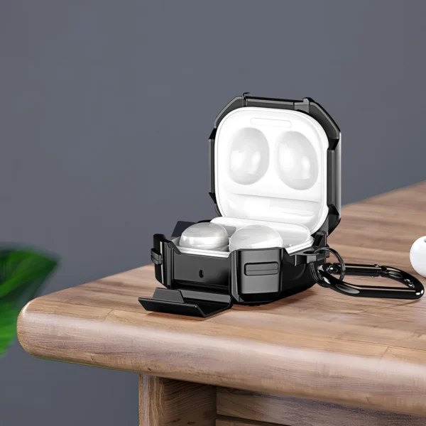 Dux Ducis SECG case for Samsung Galaxy Buds Live / Buds Pro / Buds 2 / Buds 2 Pro - blackeng