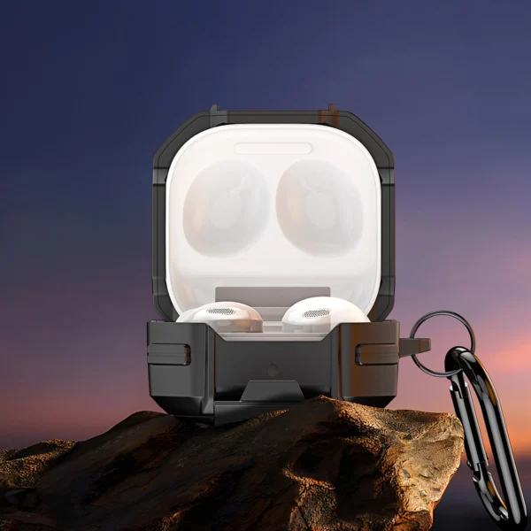 Dux Ducis SECG case for Samsung Galaxy Buds Live / Buds Pro / Buds 2 / Buds 2 Pro - blackeng
