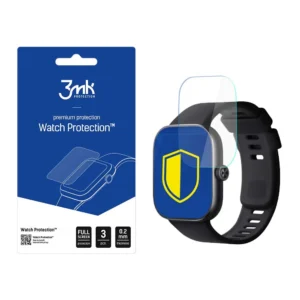 3mk Watch Protection™ hybrid glass v. FlexibleGlass Lite on Xiaomi Redmi Watch 4eng