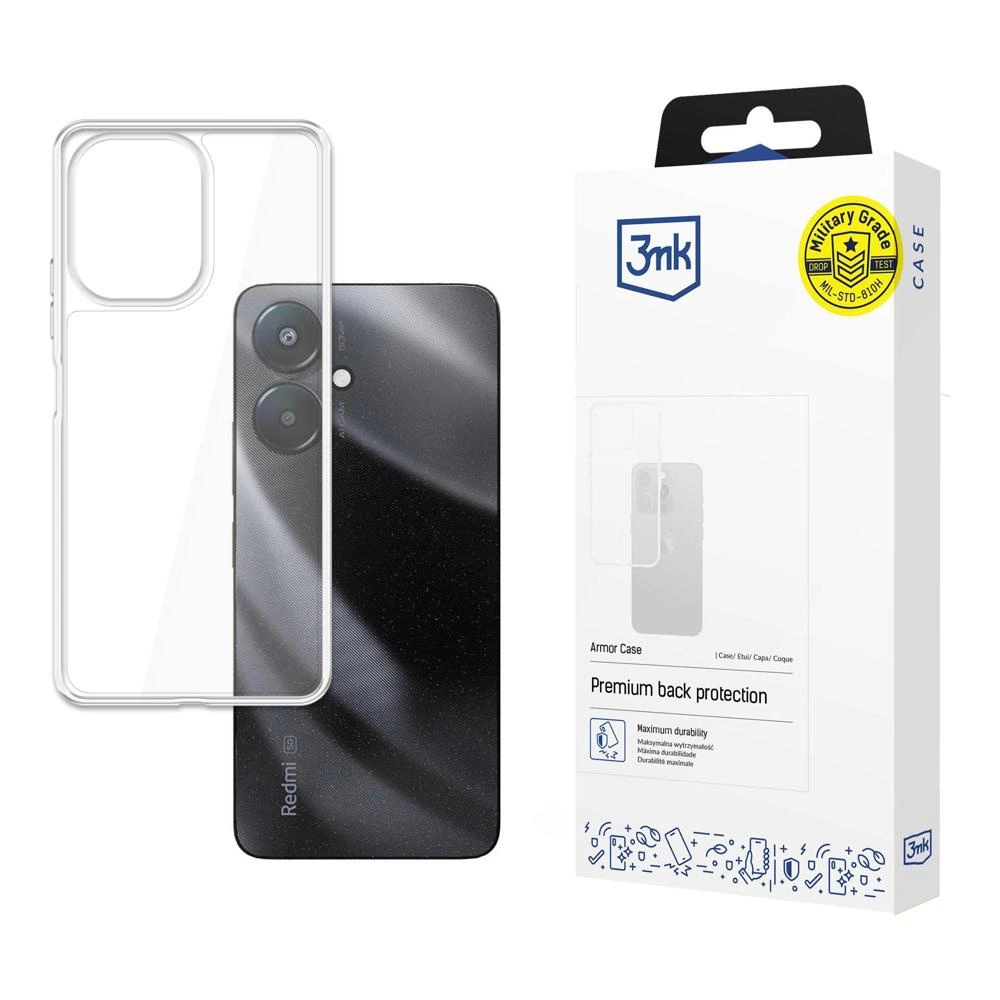 3mk Armor Case for Xiaomi Redmi 13C 5G - transparenteng