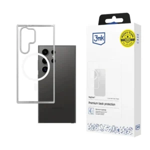 3mk MagCase case with magnetic module for Samsung Galaxy S22 Ultra 5G - transparenteng