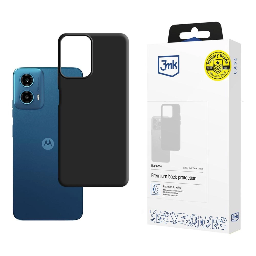 3mk Matt Case for Motorola Moto G34 5G - blackeng