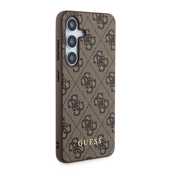 Guess 4G Metal Gold Logo case for Samsung Galaxy S24 - browneng