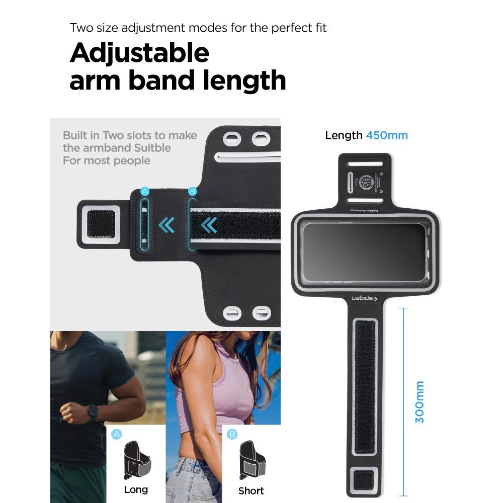 Spigen A703 sports armband 6.9'' - blackeng