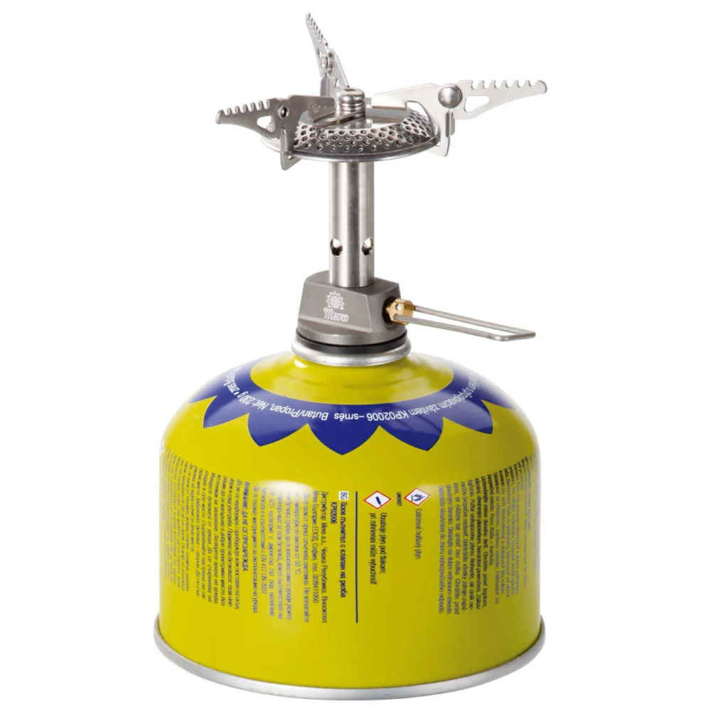 The lightest tourist stove for gas cartridges (valve or thread) HIKER 70gram 2.4kWeng