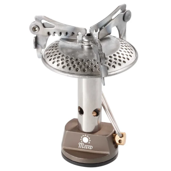 The lightest tourist stove for gas cartridges (valve or thread) HIKER 70gram 2.4kWeng