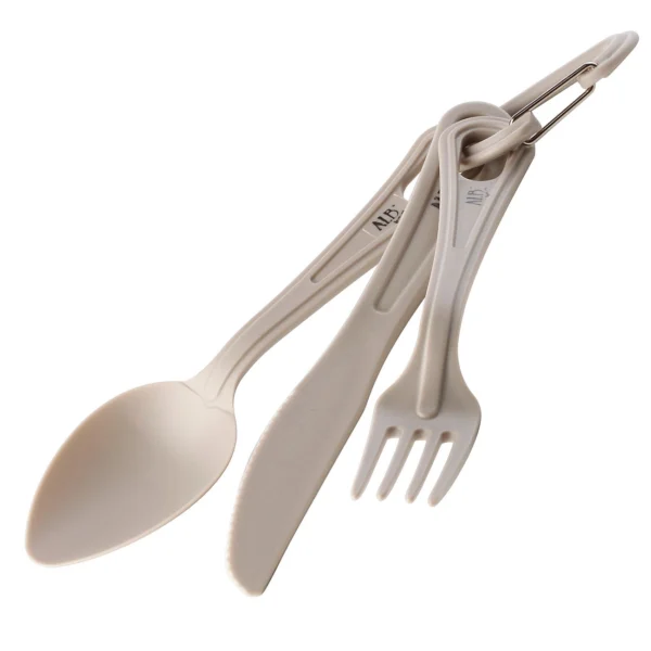 Tourist tableware and cutlery SET for 2 people.eng