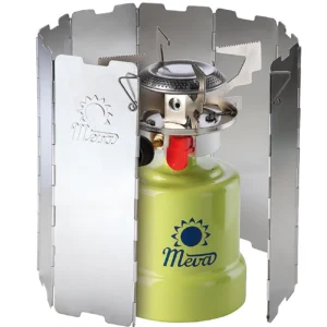 Wind shield for a camping stove burner - silvereng