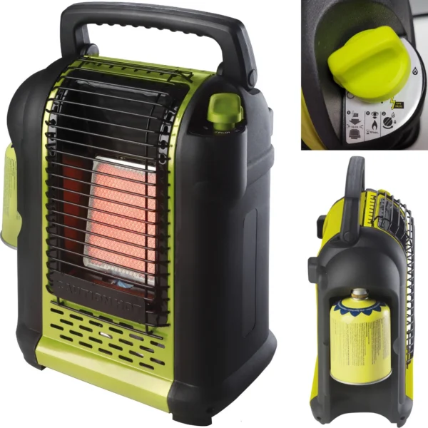 Gas tourist heater for gas cartridges OXYSTOP OLYMP 2kWeng