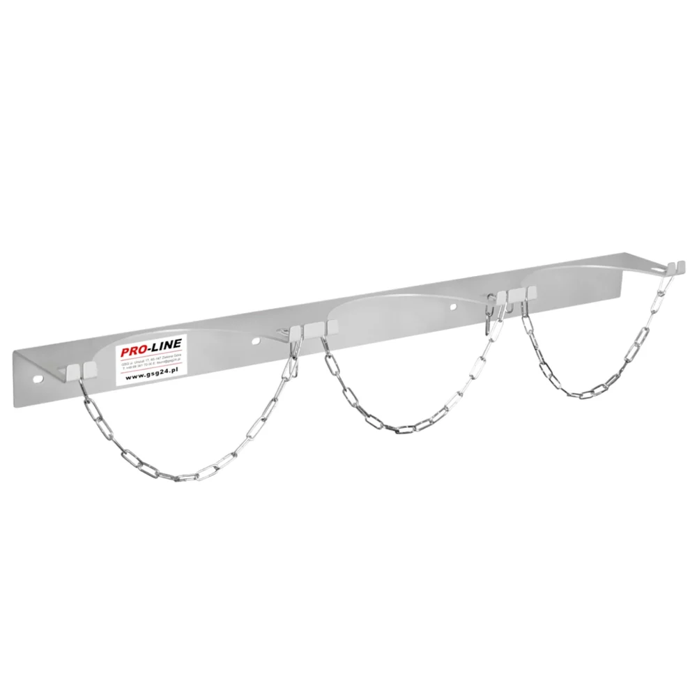 Wall holder for 3 gas cylinders, max. diameter 250 mm PRO-LINE cylinderseng