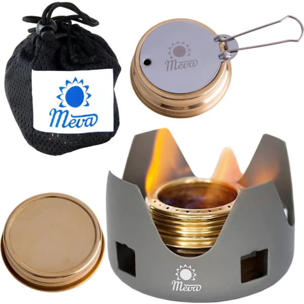 Tourist alcohol stove fueled with ethanol and alcohol MEVAeng
