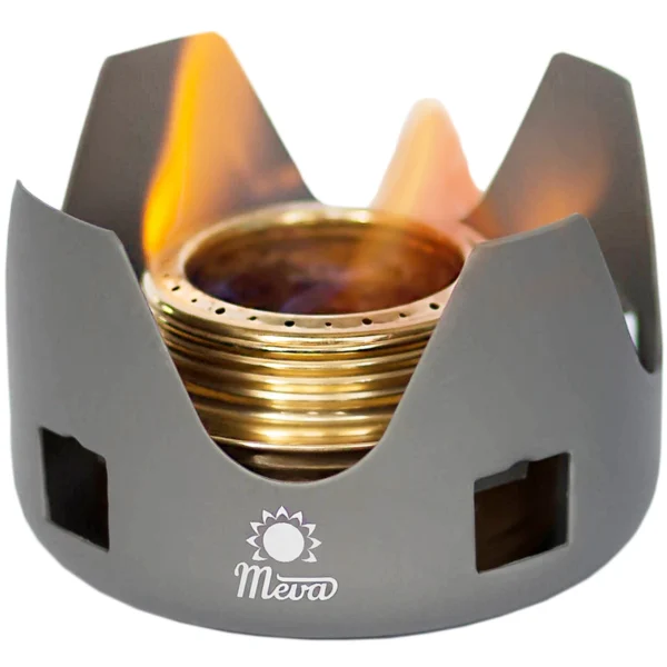 Tourist alcohol stove fueled with ethanol and alcohol MEVAeng