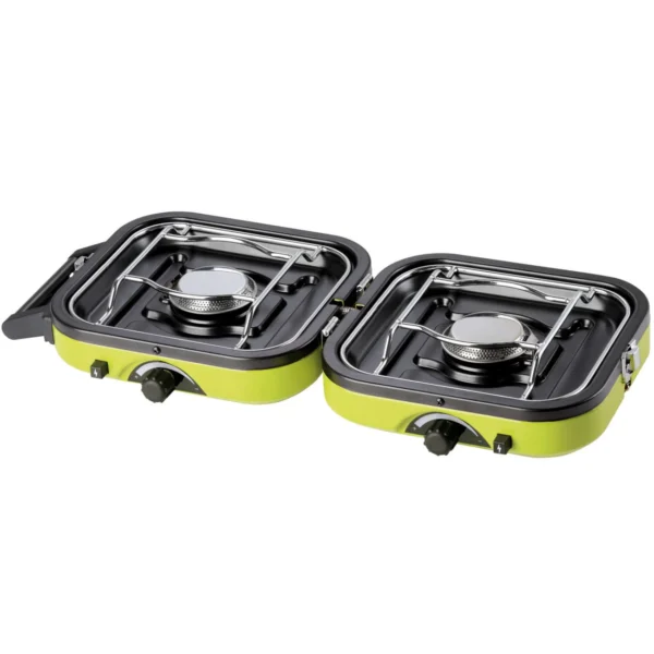 DUAL COMPACT + GRILL double camping stoveeng