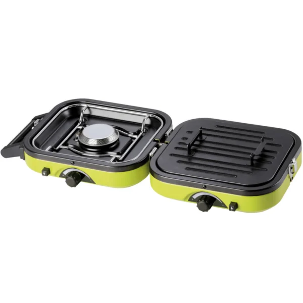DUAL COMPACT + GRILL double camping stoveeng